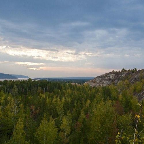 Волжские просторы, вид на Жигулёвские ворота