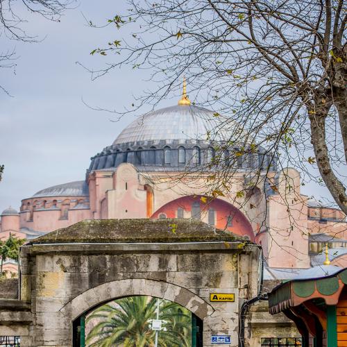 In the street of Agia Sofia