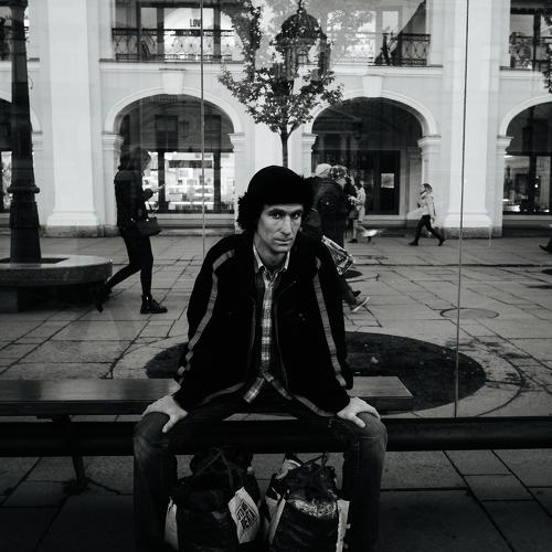 Man with two bags