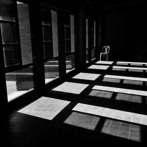 A chair in corridor