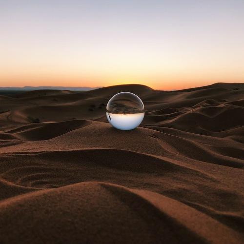 Sunset in the Sahara