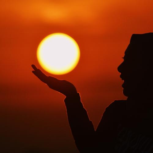 Sunset catching