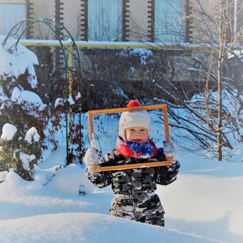 Портрет снеговика