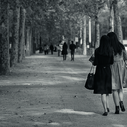 Two girls in London