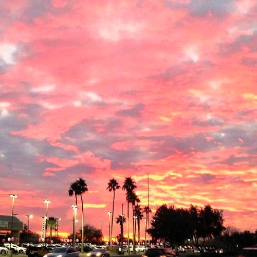 Urban sunset..Phoenix night