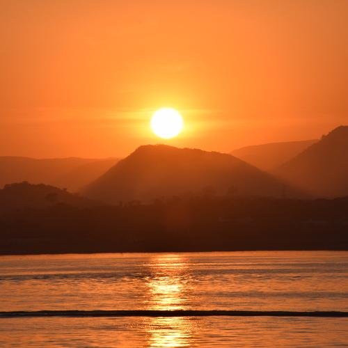 sun set - lake view Udaipur