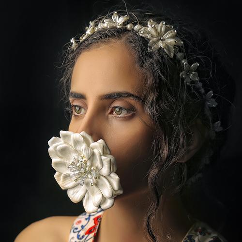 Lady of flowers