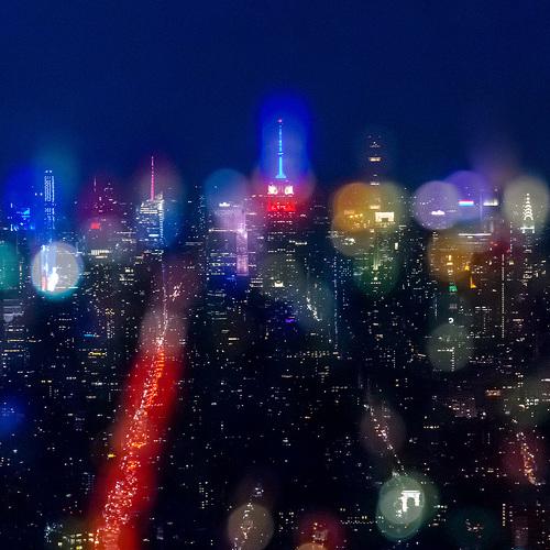 Paisaje en la ciudad que nunca duerme