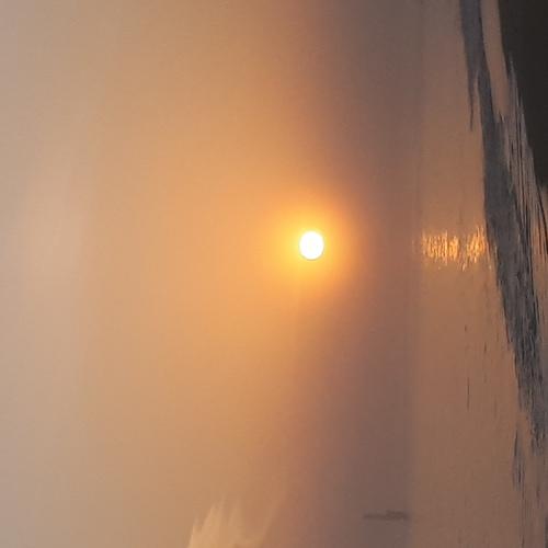 Misty sunrise