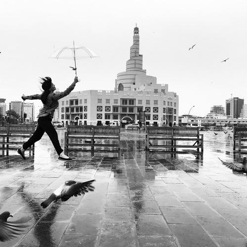 Dancing in the rains