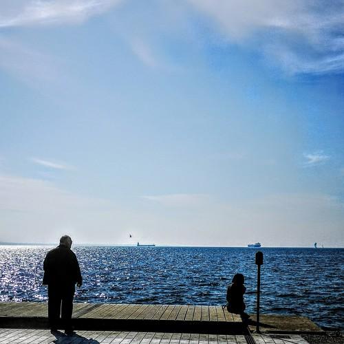 A walk in the harbour