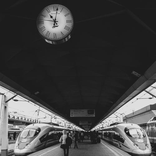 On the platform