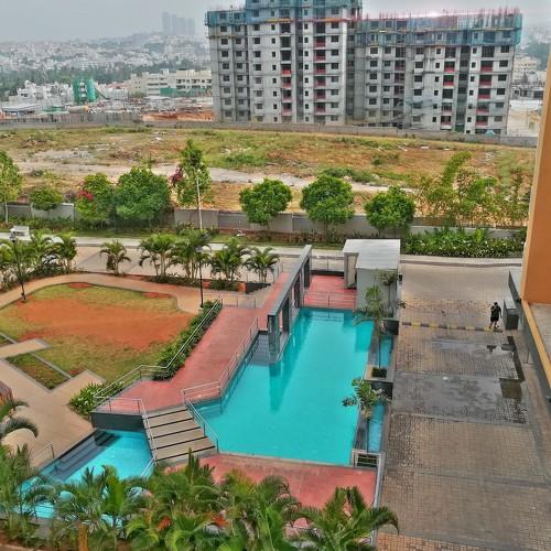 The pool...