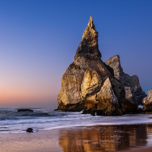 Silence falls at sunset