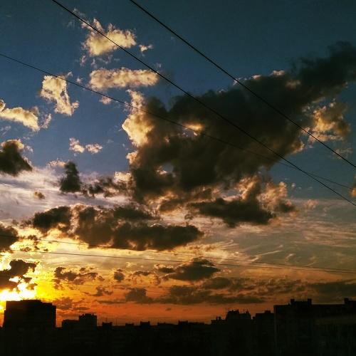 Вид из окна родного дома