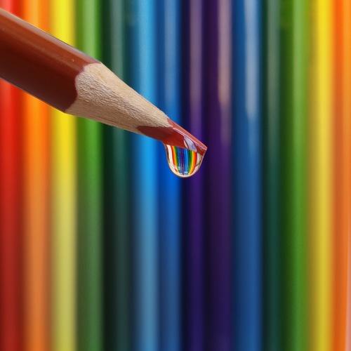Grey life - colorful tears