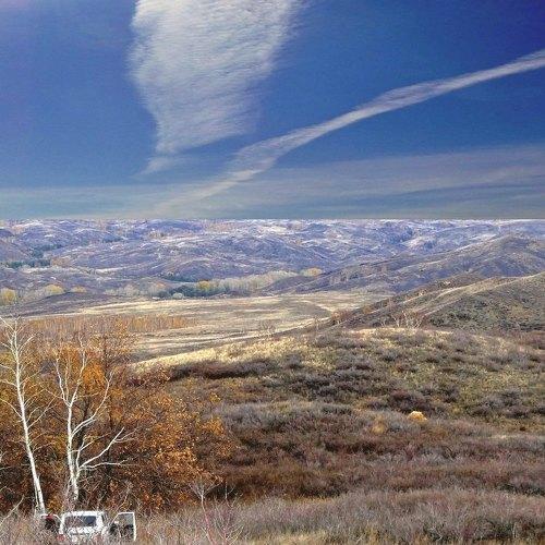Осенний пейзаж .