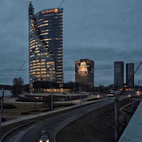 Riga at late night