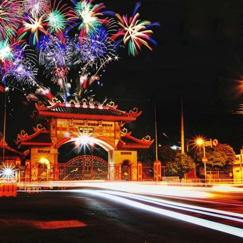 celebration in the pagoda