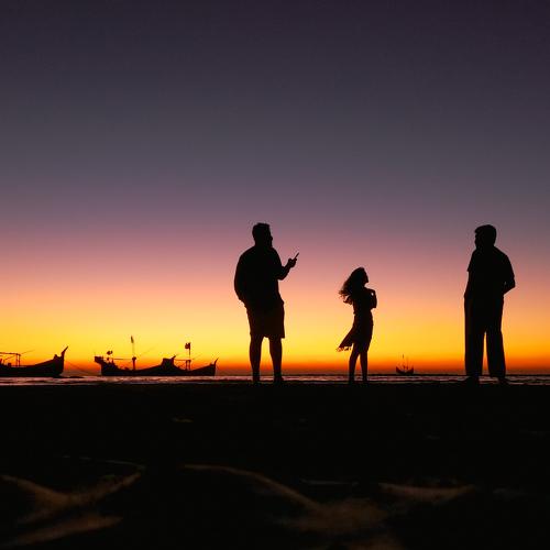 Fill up the life with colors of sunset