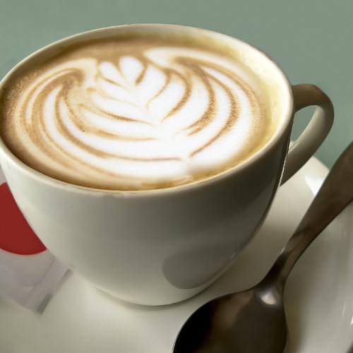Irish cappuccino with sweet and love