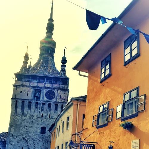 The clock tower of Sighisoara