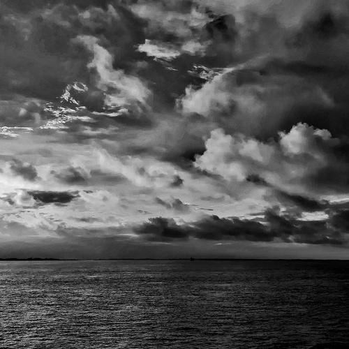 Sunrise in the clouds
