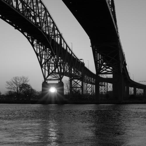 Blue Water Bridge sunrise