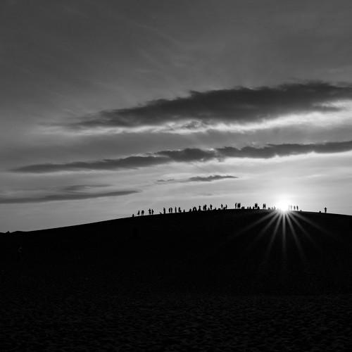red sand dunes