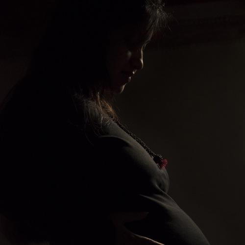 A pregnant mom
