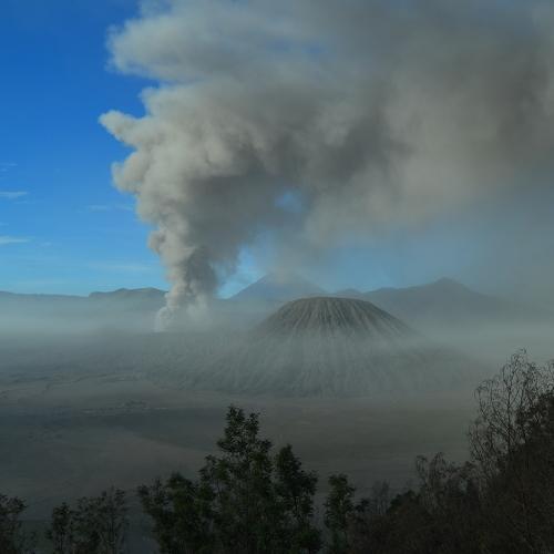 Bromo waktu erupsi