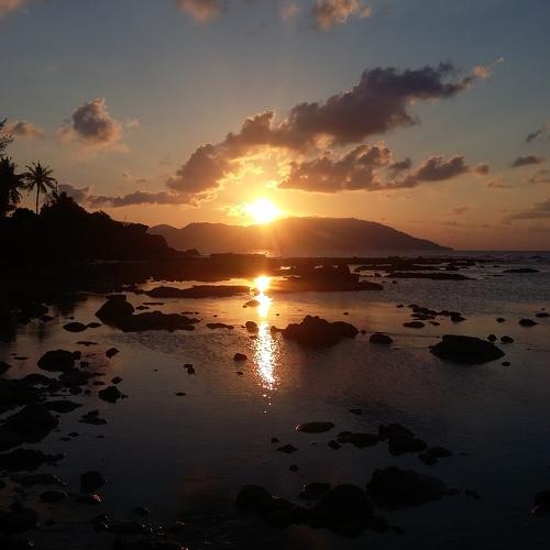 waiting sunset
