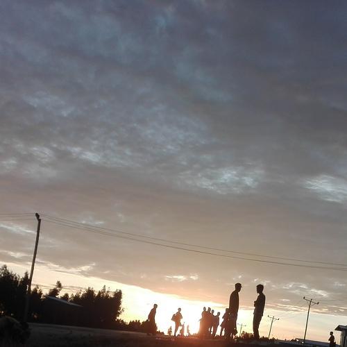 The sunset