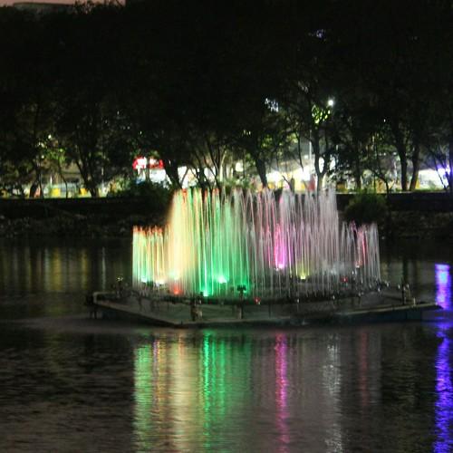 Nights in the fountain lights