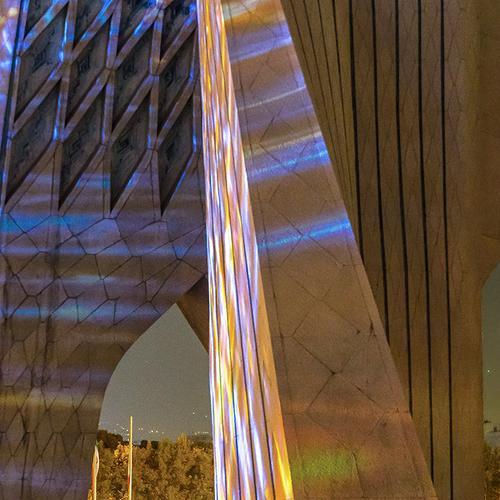 Shahdad Tower and Milad Tower of Tehran