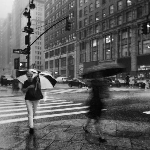 Rain in Newyork