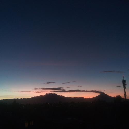 Volcano awakening