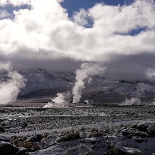 Geyser del Tatio nevados