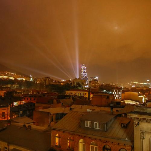 Tbilisi at night