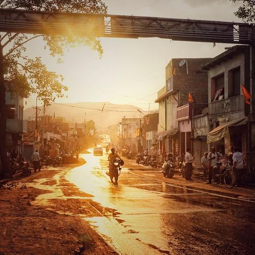 The golden street.