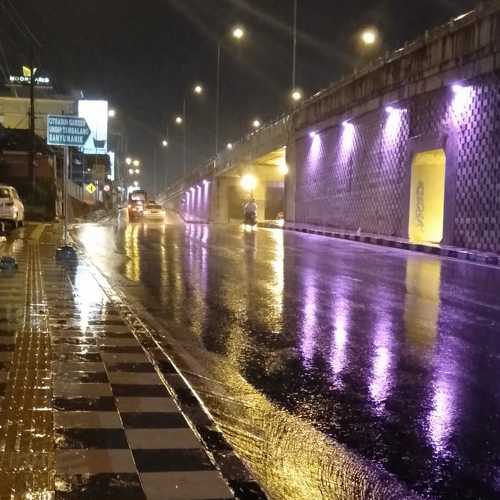 Semarang in the night