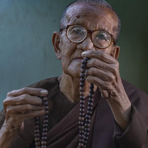 Burmese Old Nun