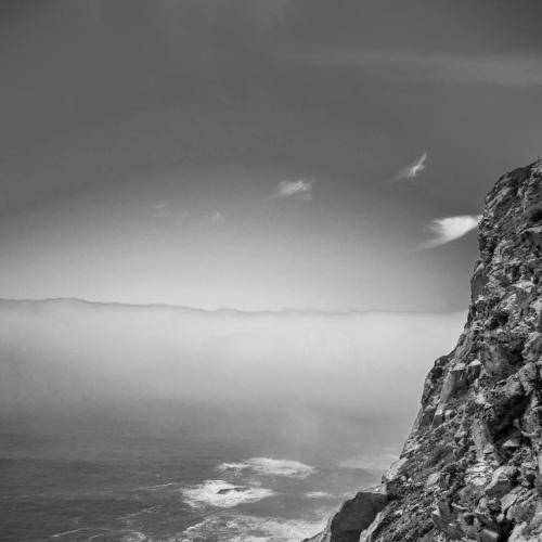 Black and white fog