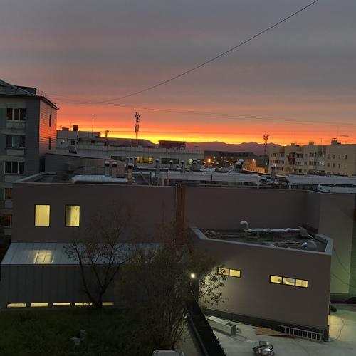 Закат в горах