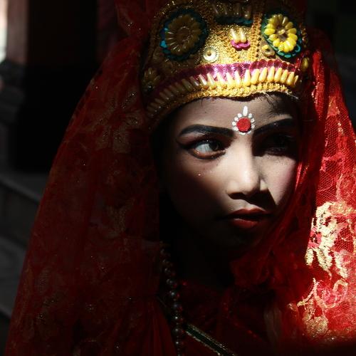Female portrait from Gajan festival