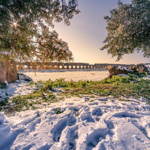 Snow in Rome