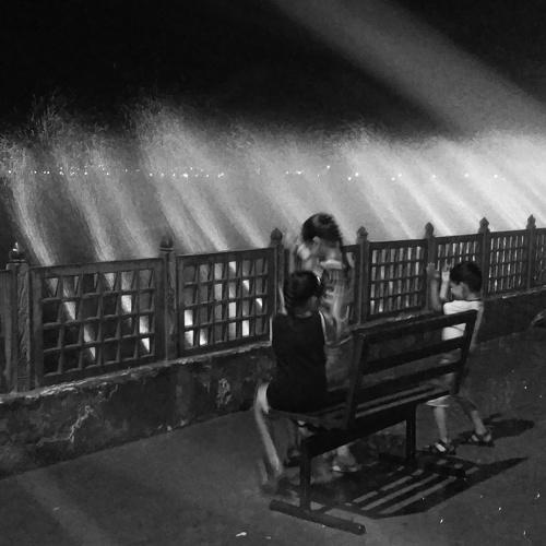 Children in storm