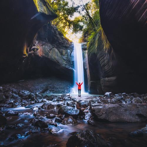 Brazilian Waterfall, immensity of nature