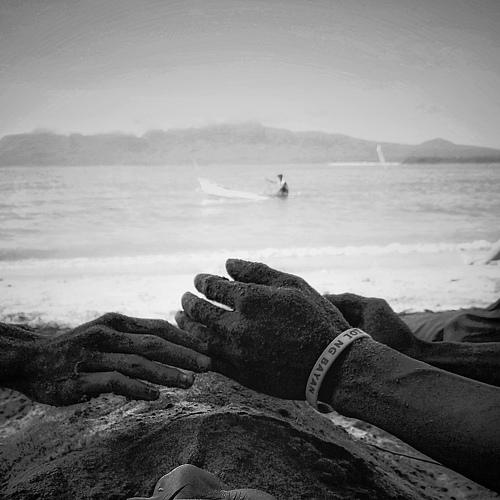 Black and White Beach