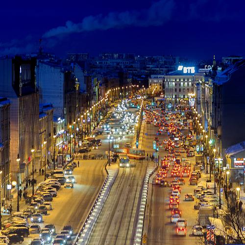 Ночной трафик Санкт-Петербурга